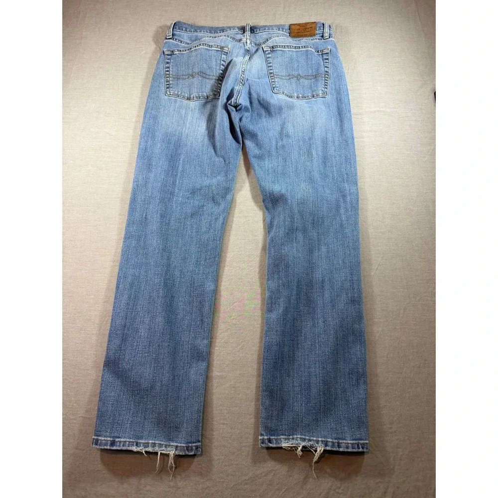 Lucky Brand 221 Straight Jeans Mens 36x32 Blue Good Medium Wash Denim - Picture 8 of 9